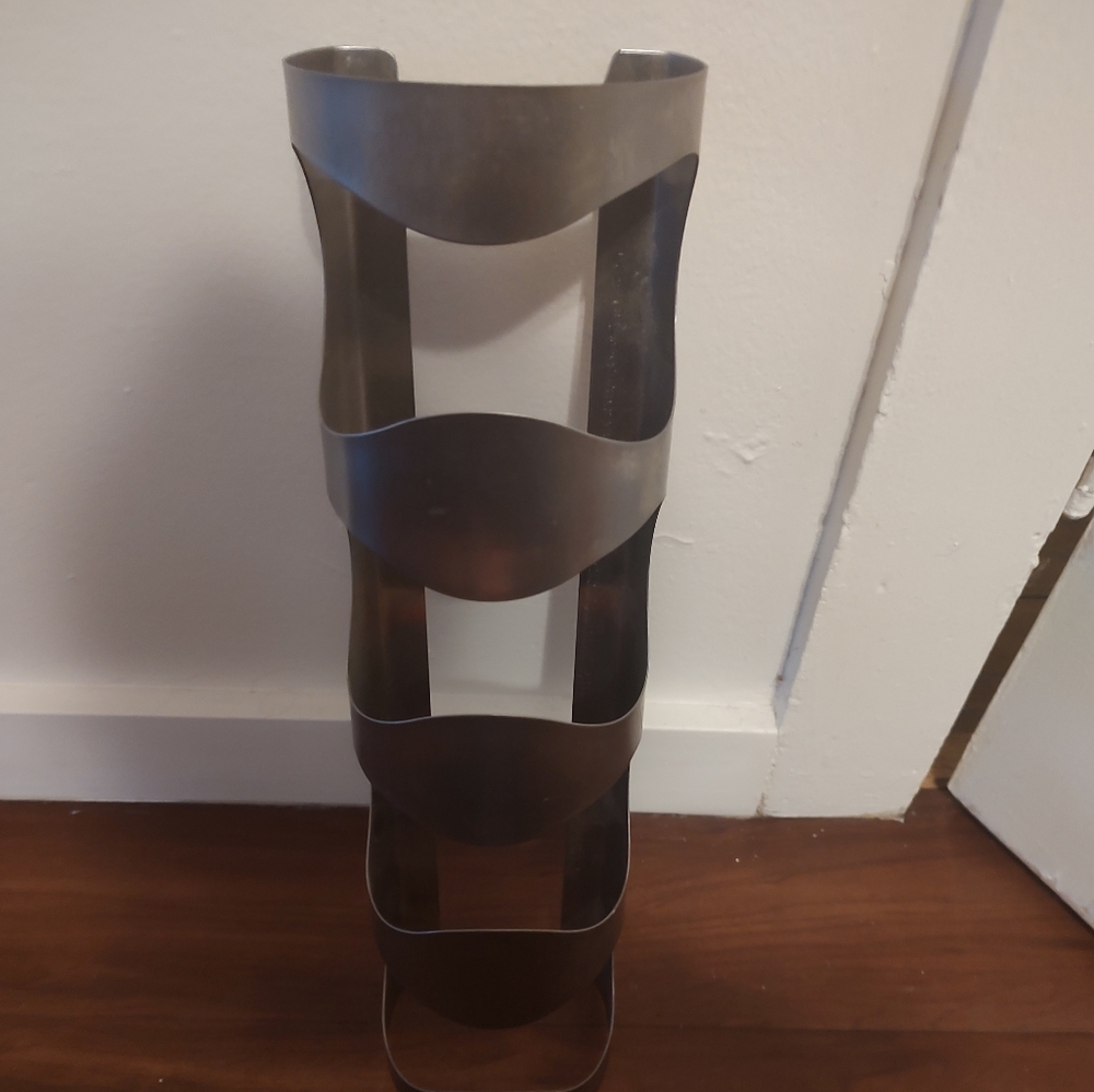 Ikea Kitchen/ Barware Stainless Steel Wine Rack Wall Mount Holds 4 300.557.60